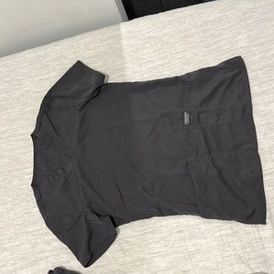 XS Cherokee scrub top. Pewter color. Good condition